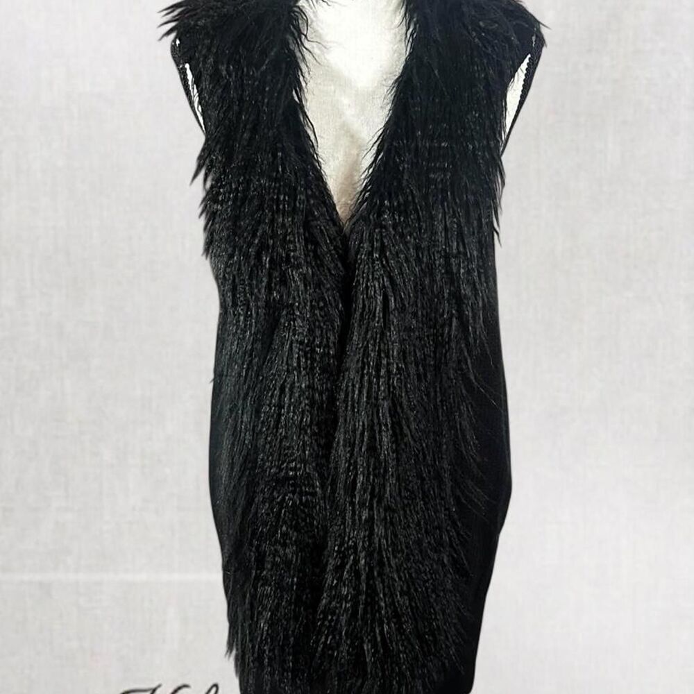 Luxury Goth Aesthetic Faux Fur Lining Fall Fashion Vest